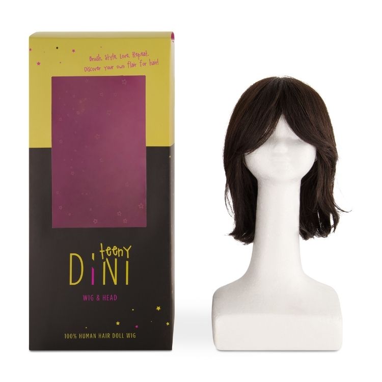 Teeny Dini Doll + Wig